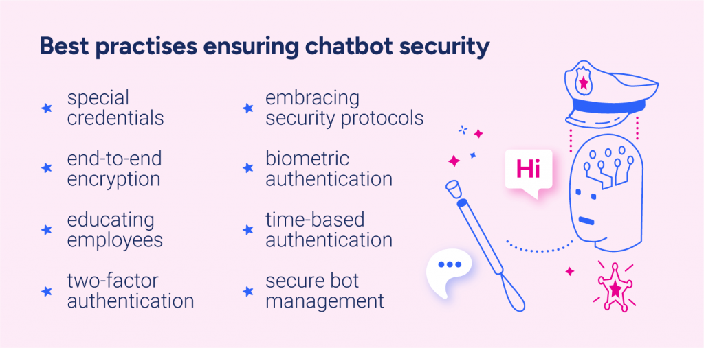 Best practices ensuring chatbot security